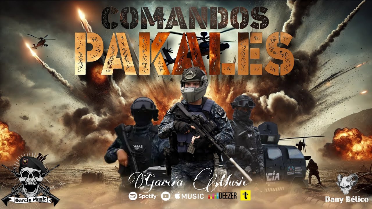 Comandos Pakales - García Music (Audio Official) #rapbelico #gn #pakal #enfrentamientoépico #mexico