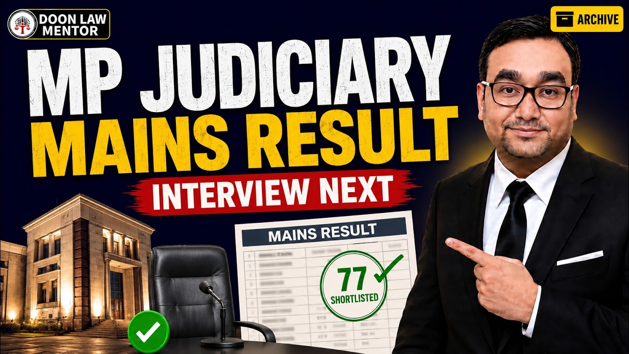 MP Judiciary Civil Judge  Mains Result Out! Top Tips to Ace Your MP Judiciary Interview |