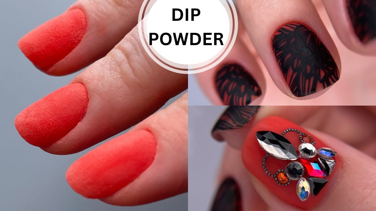 DOING MY OWN NAILS USING DIP POWDER