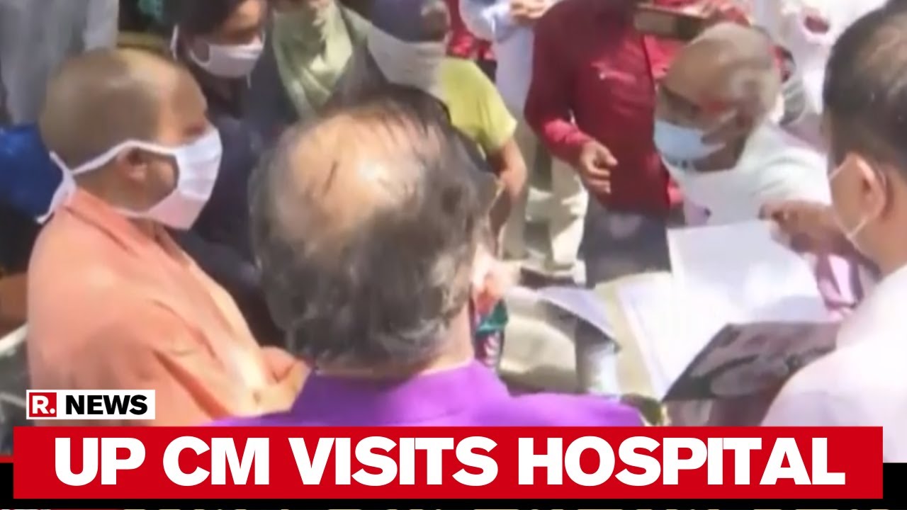 CM Yogi Visits Lucknow Hospital To Interact With Patients