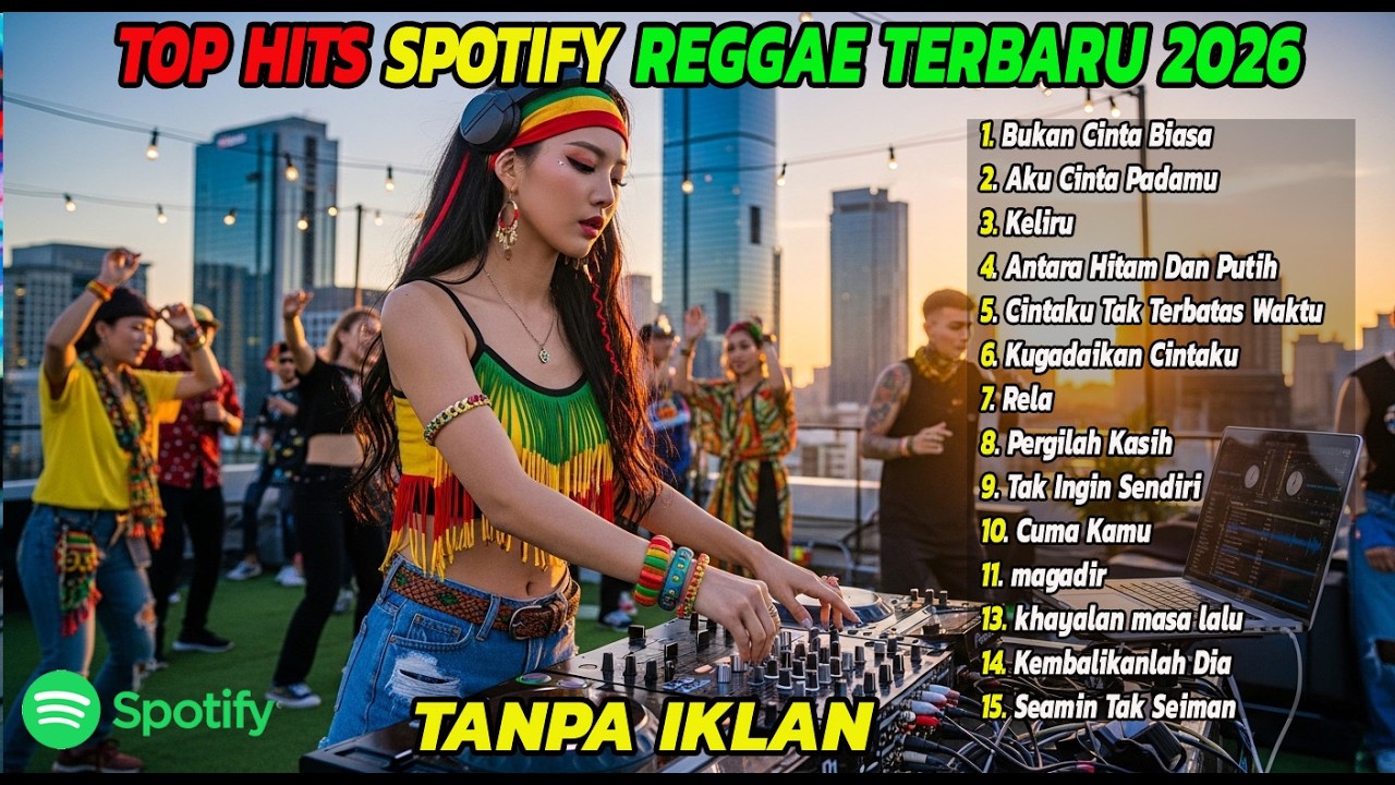 Top Hits Spotify Indo🌴 Kumpulan Lagu Pop Terbaik Versi Reggae 🎶 Santai & Viral Spotify 2026