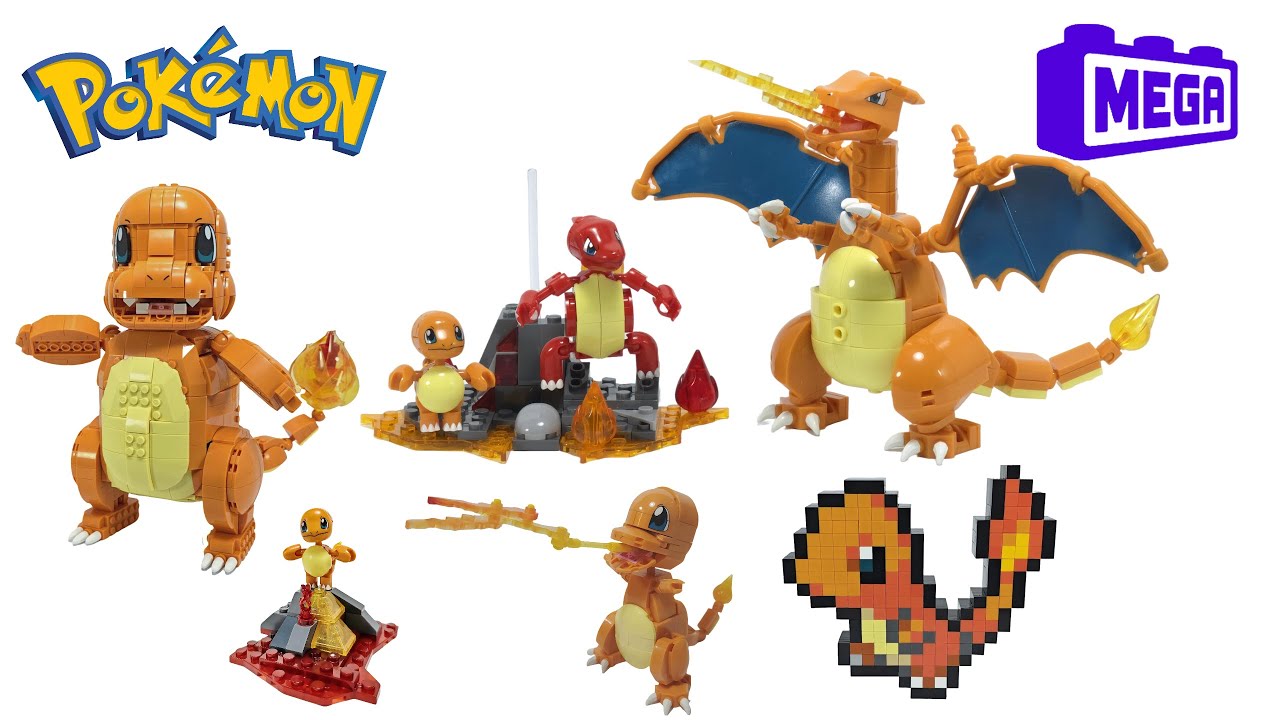 38 Minutes of MEGA Pokemon Charmander Compilation - LEGO Speed Build!
