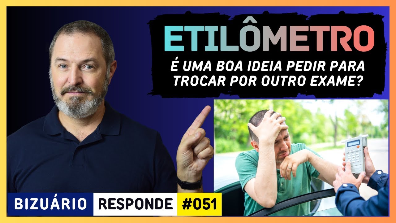 🤓 Será que cola recusar o etilômetro, mas não se recusar aos outros testes?