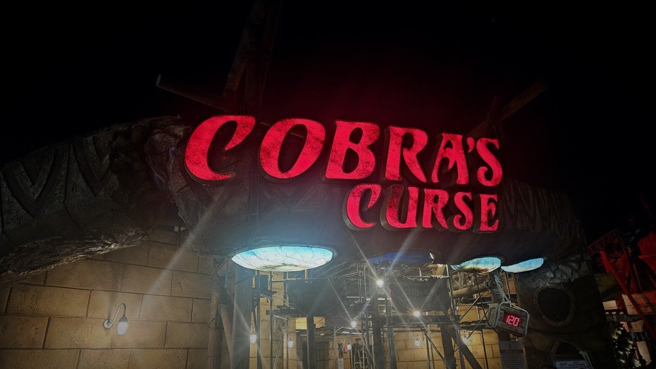 Cobra’s Curse at Night POV | Busch Gardens Tampa Bay
