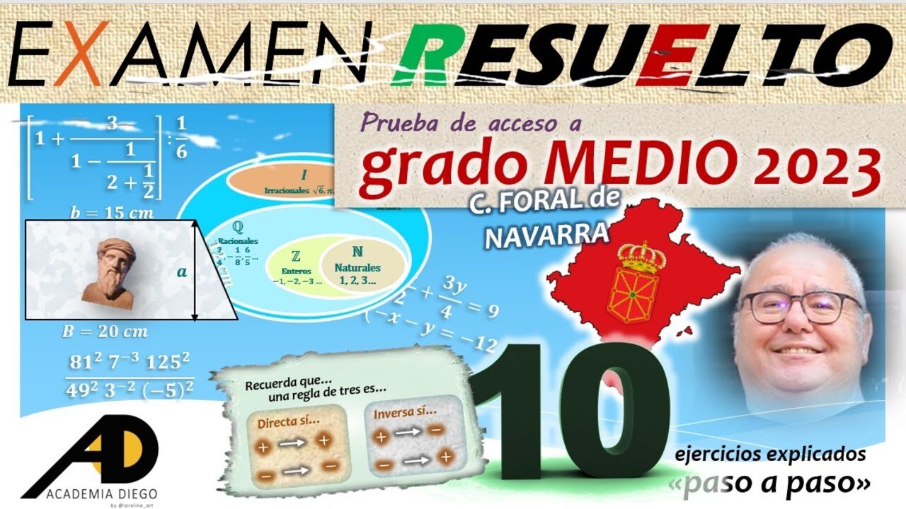 PRUEBA ACCESO Grado MEDIO NAVARRA MAYO 2023  