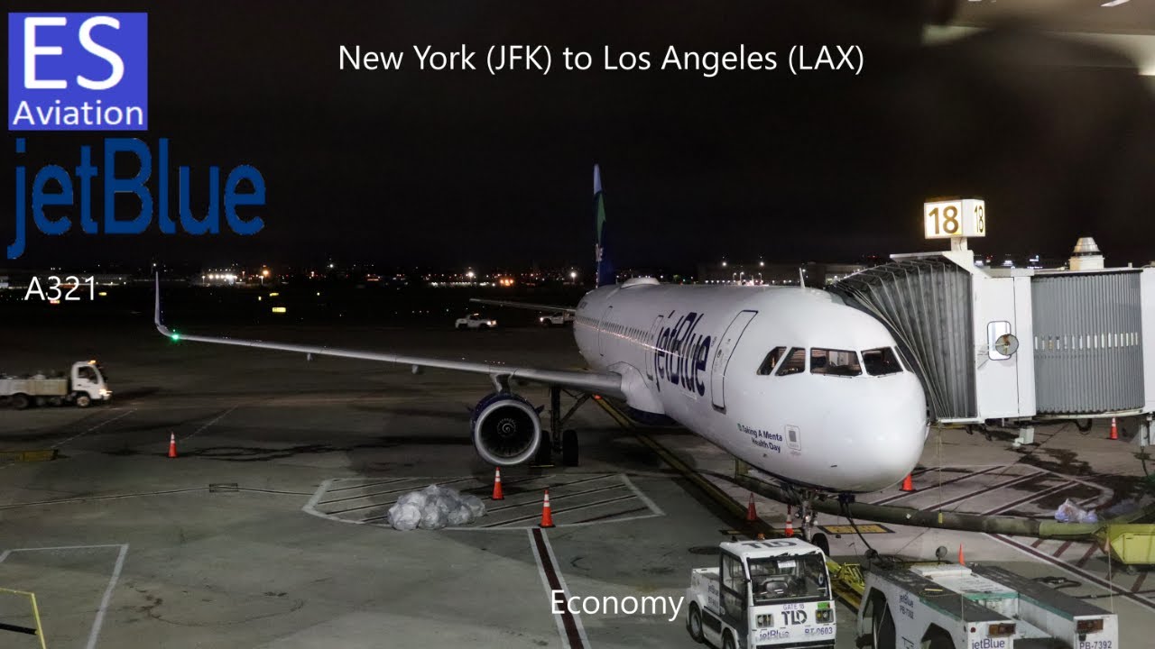 TRIP REPORT | JetBlue A321 Economy from New York (JFK) to Los Angeles (LAX).