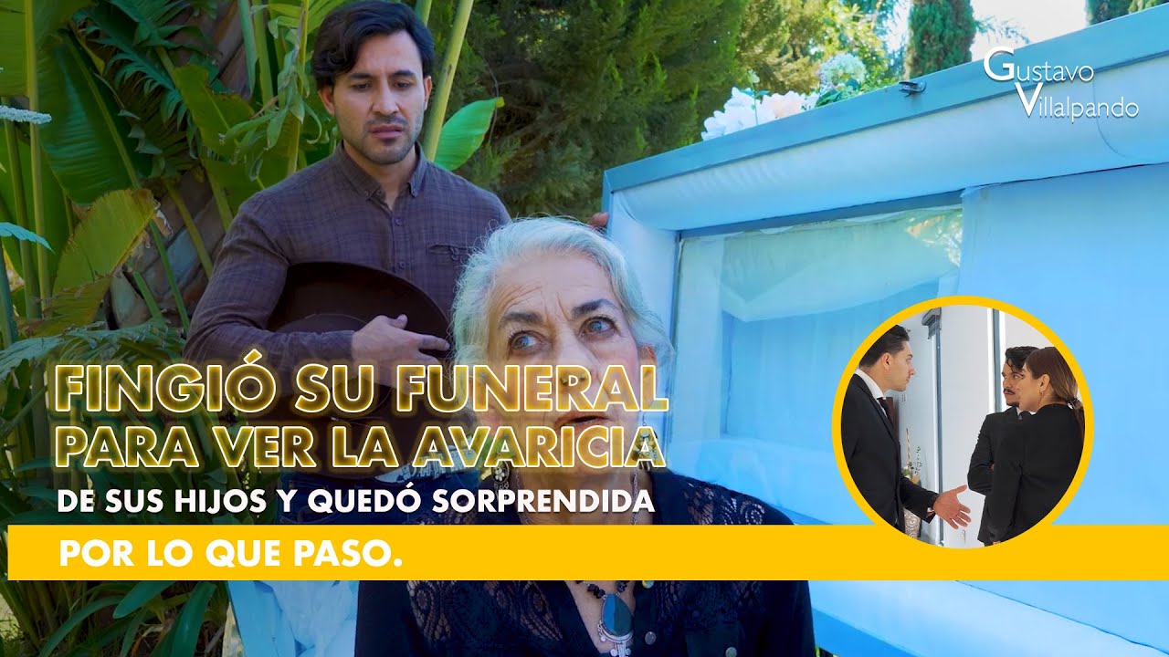 Fingí mi funeral para descubrir a mis hijos.