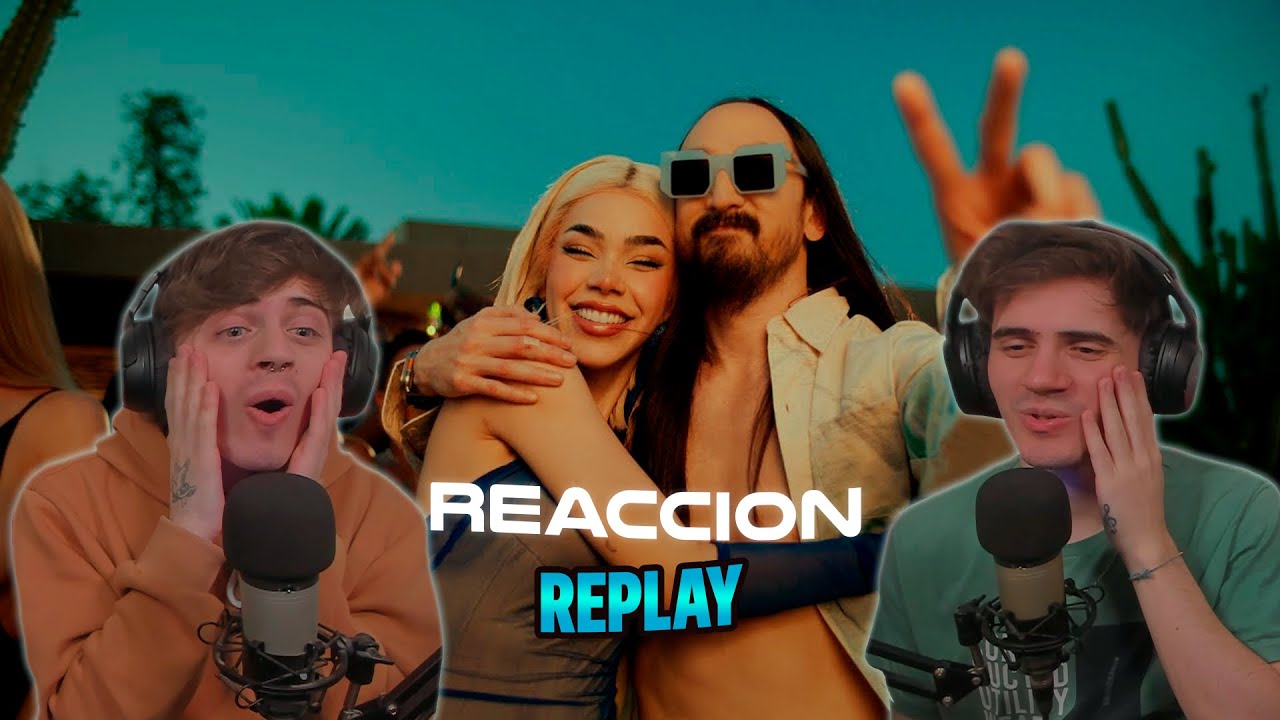 [REACCION] Kenia OS, Steve Aoki - Replay (Video Oficial)