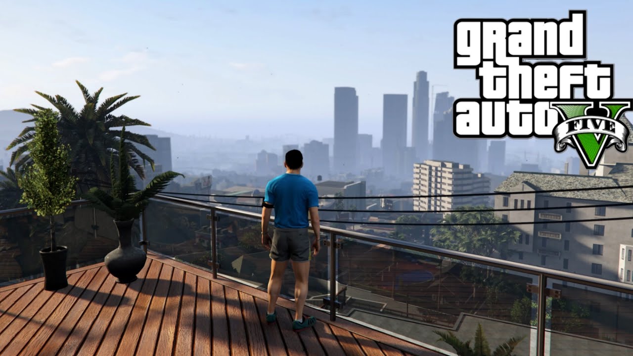 GTA 5  Jogging in Los Santos (L.S)