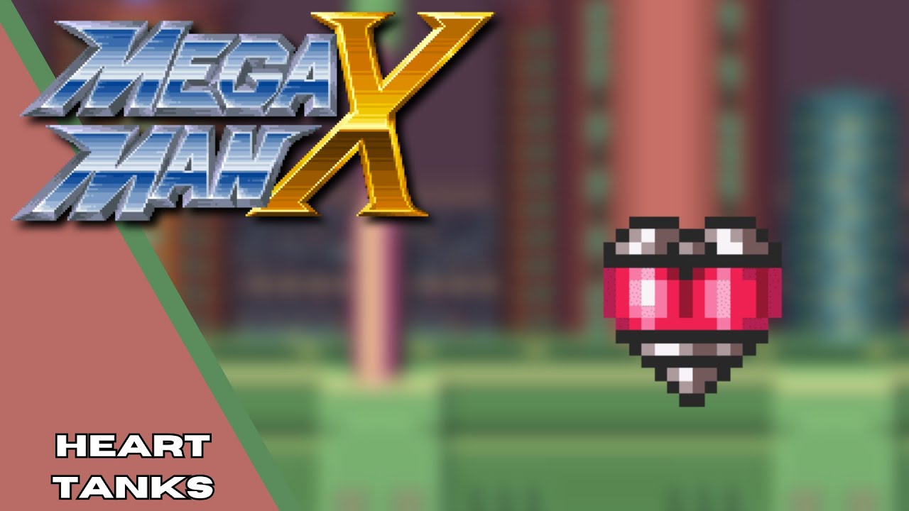 Mega Man X: All Heart Tank Locations & How to Get Them!