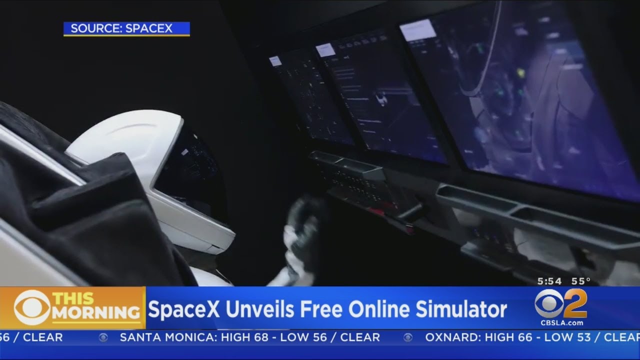 SpaceX Releases ISS Docking Simulator Ahead Of First US Astronaut Launch In 9 Years