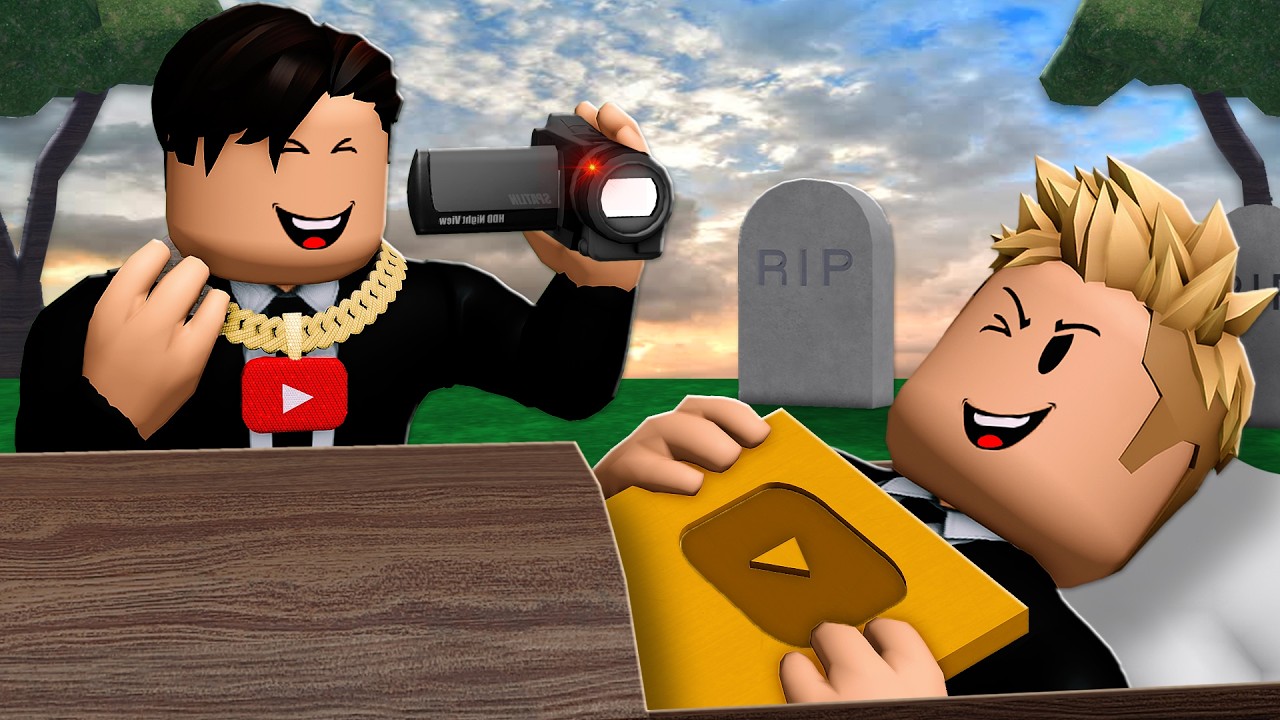 They Pretended He Was DEAD For Views! (A Roblox Movie)