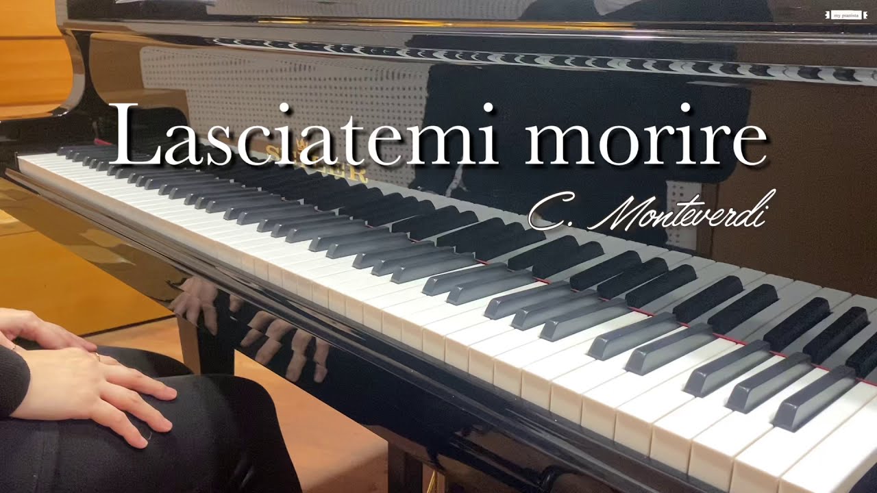 Lasciatemi morire, in c minor, Karaoke, for middle and low voice, C.Monteverdi, Accompaniment