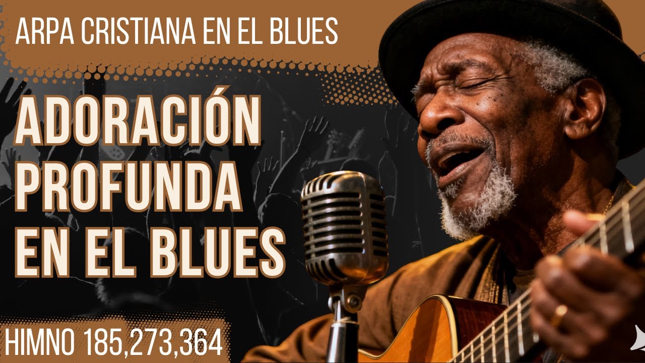 Adoración profunda en el blues | Himno 185, 273, 364 del Arpa Cristiana | ARPA CRISTIANA EN BLUES