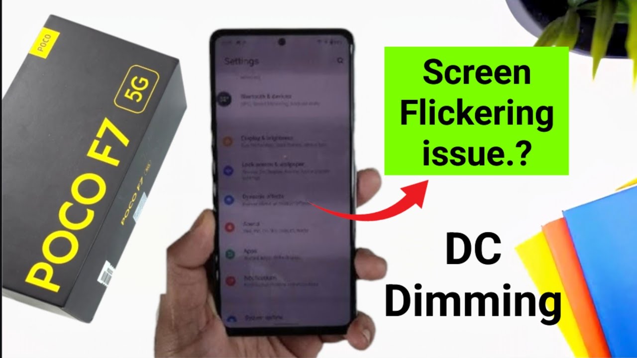 Тест на мерцание экрана POCO F7 при постоянном затемнении 🚀🚀🔥🔥 #pocof7