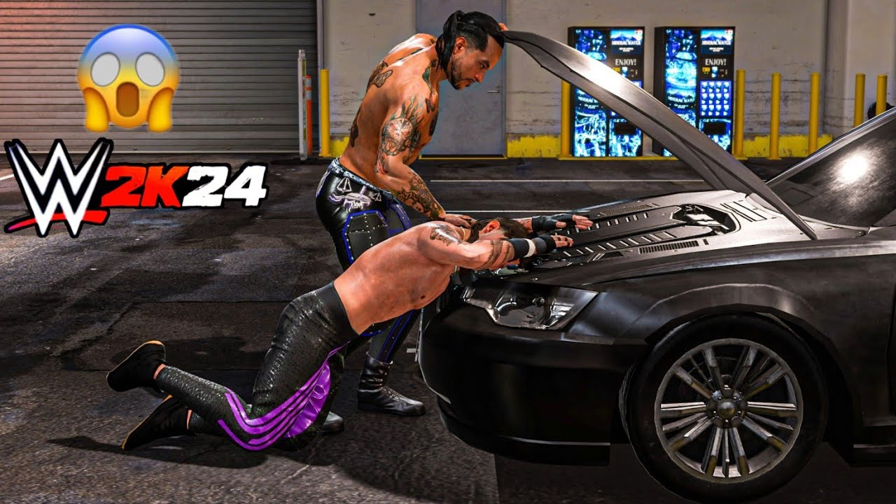 Damian Priest attacks Dominik Mysterio at Backstage | WWE 2K24 Gameplay