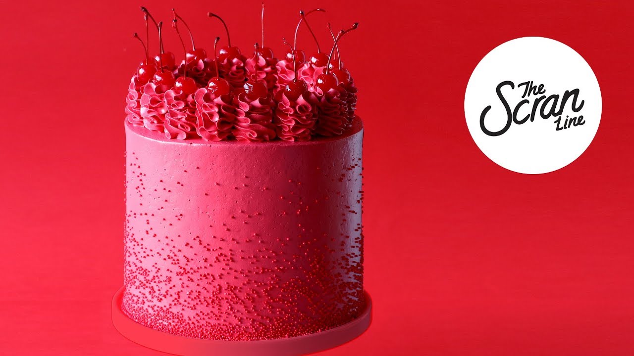 CHERRY CHERRY BOOM BOOM CAKE - The Scran Line