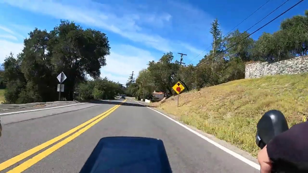 Descending Mount Hamilton
