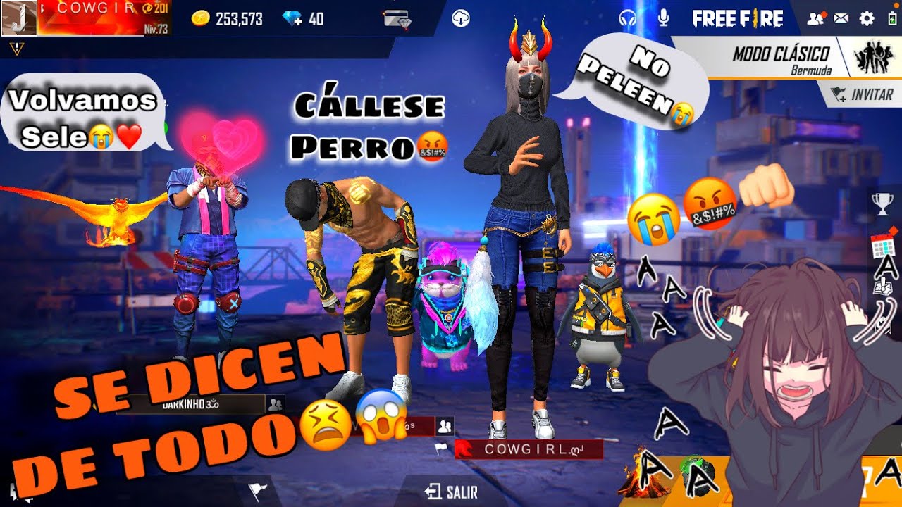 MI NOVIO❤️Y MI EX😰SE ENFRENTAN DE LA PEOR MANERA, SE PELEAN POR MI😫*termino fatal* FREE FIRE