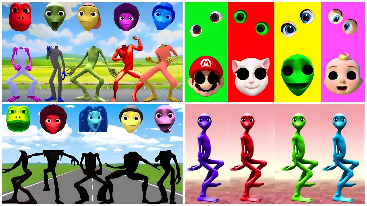 Wrong eyes 👀 Wrong head 😁 Funny Alien Dance 🎶🎶 Dame tu Cosita Full Hd