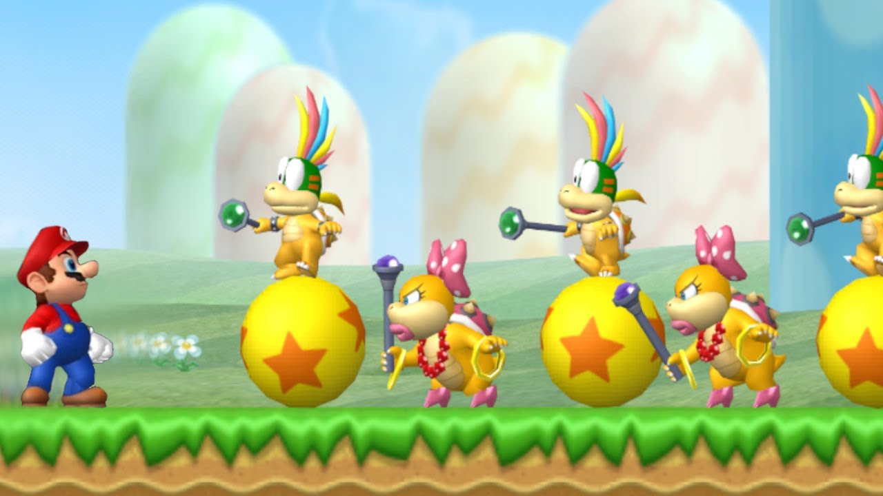 Can Mario Beat 999 Lemmy´s and Wendy´s in New Super Mario Bros. Wii ?