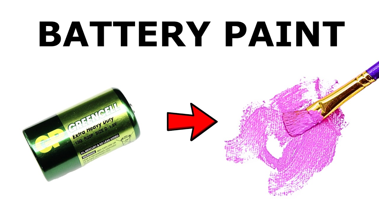 Turning Batteries into Purple Paint