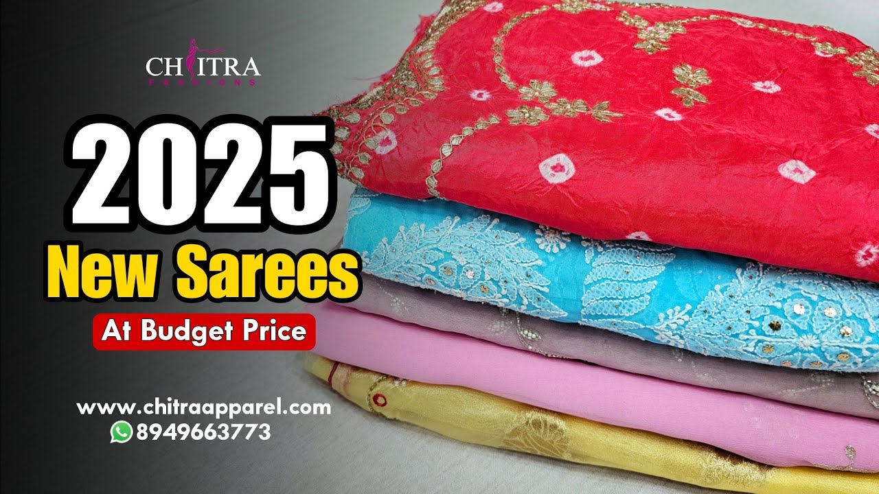 🔥 Chitra Fashions Special Party Wear Saree Collection With Price | Latest Party Wear Sarees Designs