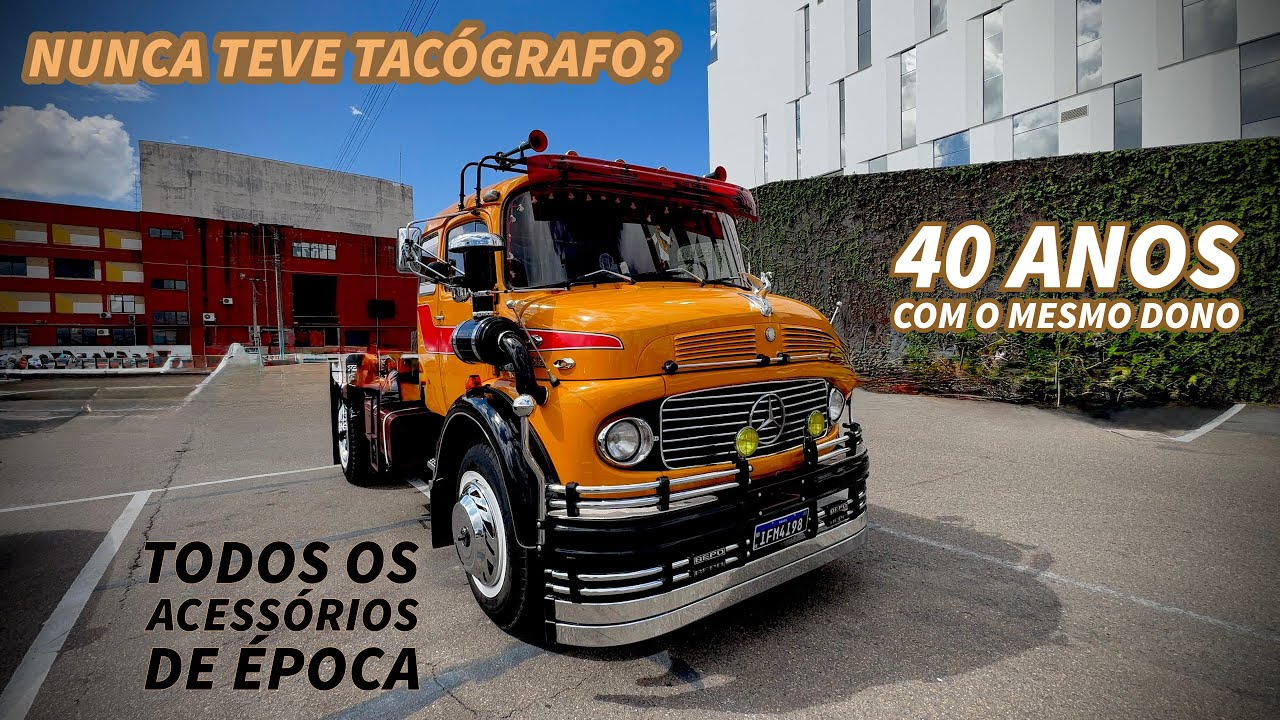 O maior SUCESSO dos SHORTS DO CANAL! CAMINHÃO MERCEDES-BENZ 1519 1981 EM DETALHES CONTADOS PELO DONO