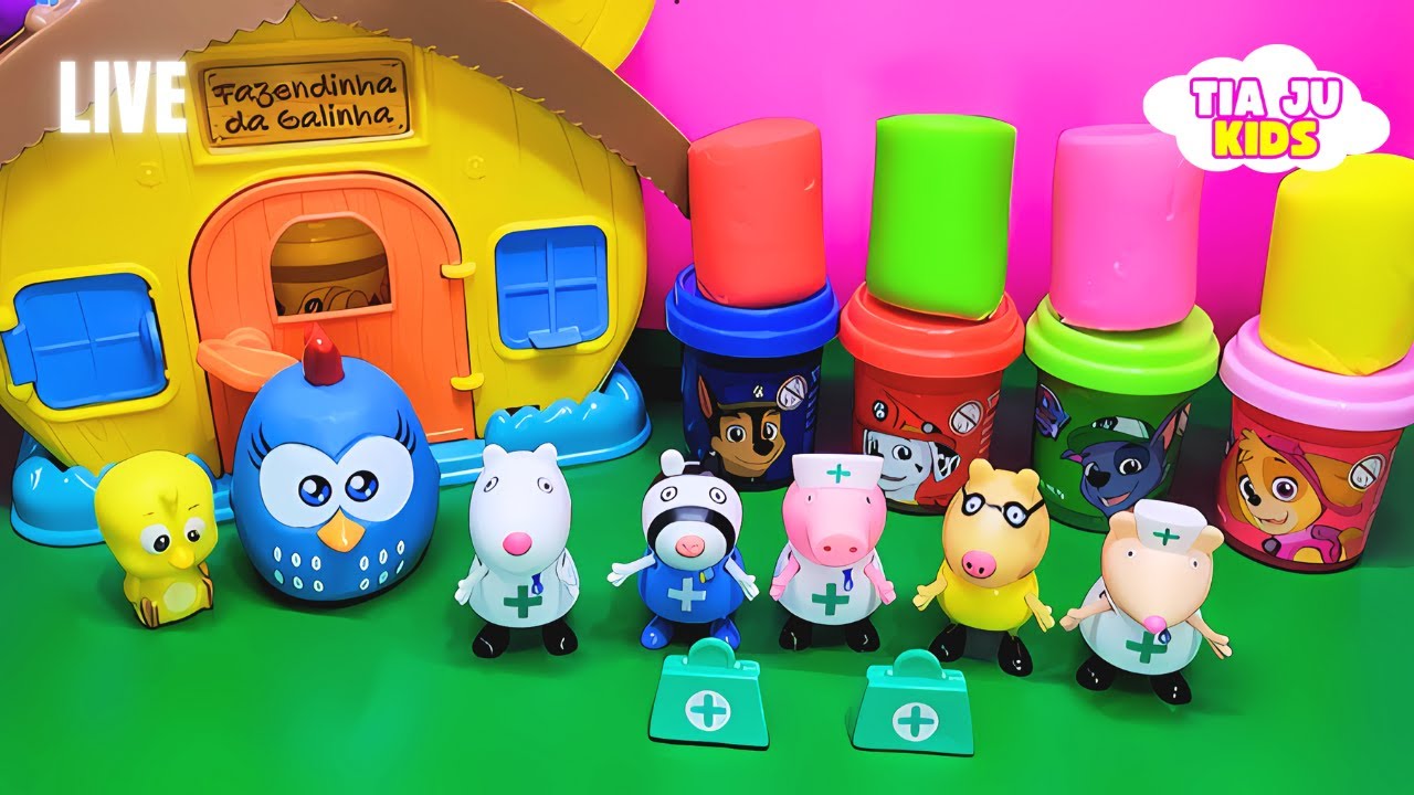 PEPPA PIG E PATRULHA CANINA PORTUGUÊS HISTÓRINHA LUNA KIDS