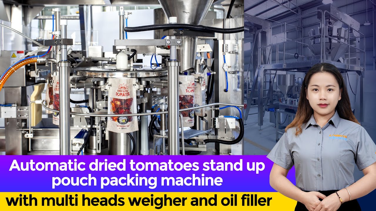 Automatic Rotary Premade Bag Stand Up Pouch Doypack Packing Machine for Dried Fruit Nuts Beans etc.