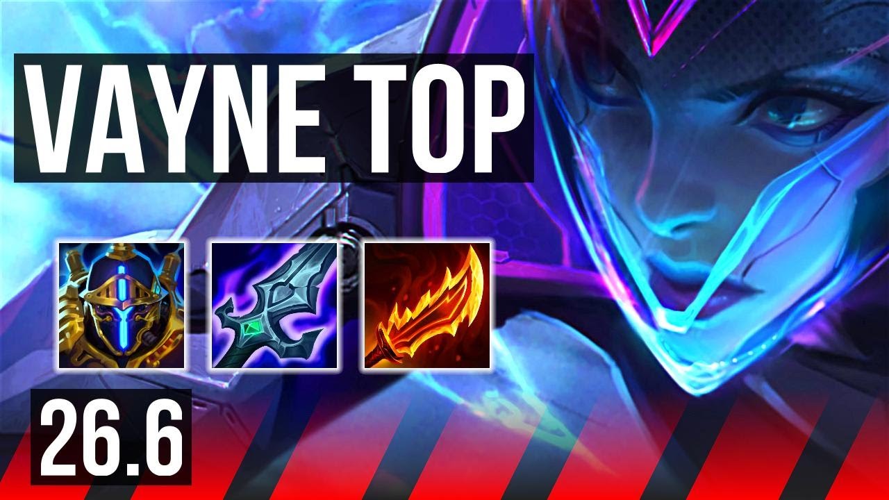 VAYNE vs ZAAHEN (TOP) | Good KDA: 8/2/9, 52K damage | EUW Challenger | 26.6