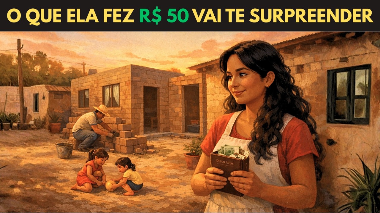 Como uma DONA DE CASA usou o Método dos R$ 50 e TERMINOU sua Casa Própria