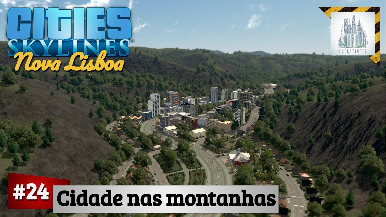 Cities Skylines - Cidade nas montanhas [Gameplay PT-BR] 