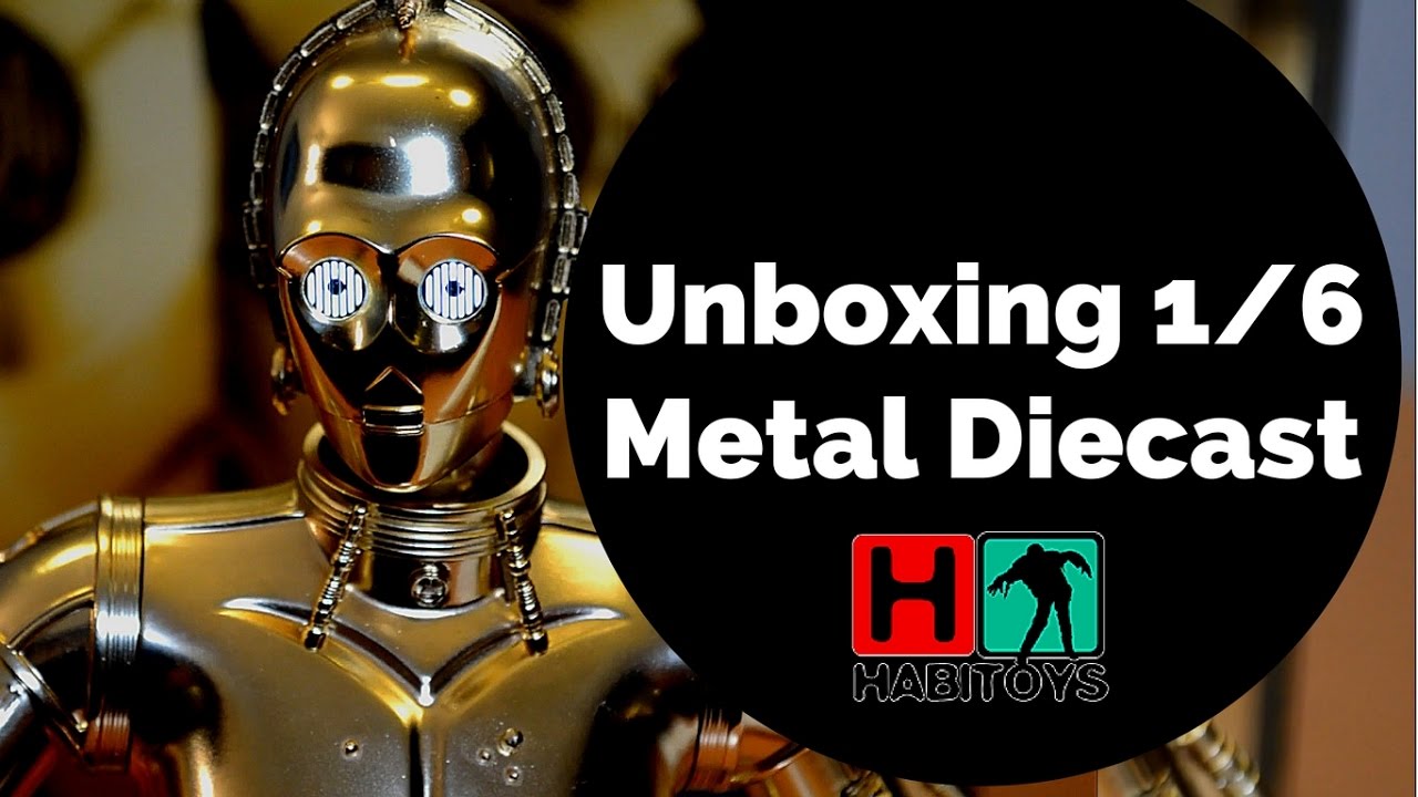 C3PO de METAL DIECAST! 1/6 Tamashii Nations Sideshow Unboxing HABI TOYS