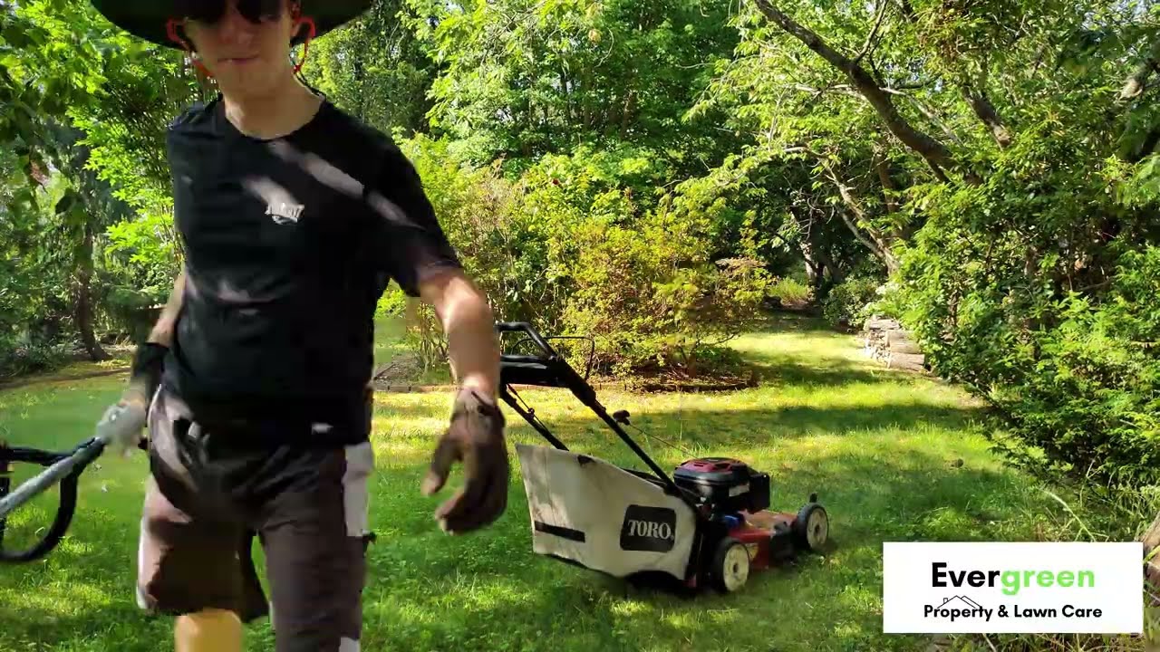 Transforming Lawns into Stunning Landscapes | Time-Lapse Magic 🌿✨