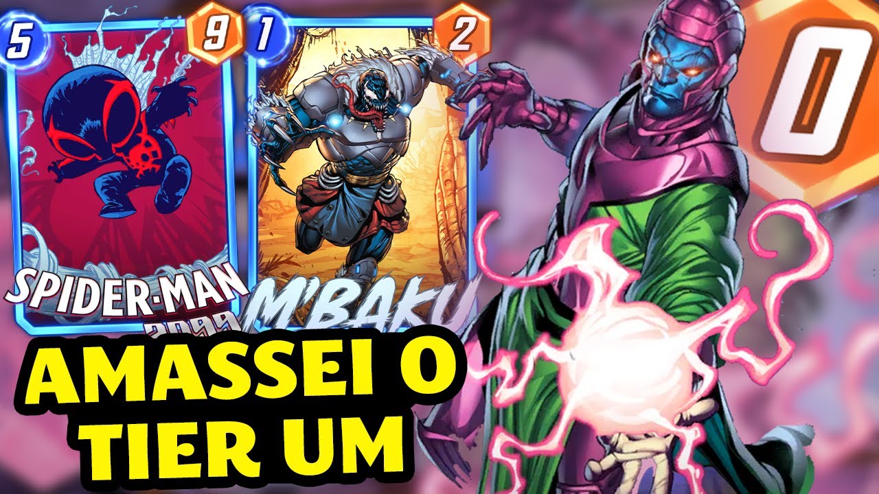 Nem o PODEROSO DESTRUIÇÃO deu conta de KANG, ARANHA 99 e MBAKU |Marvel Snap|