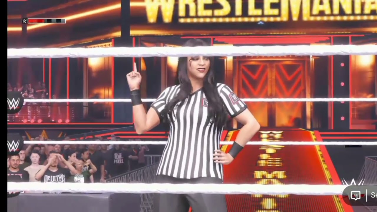 WWE 2K25 AJ lee vs Lita WrestleMania 4 series finale universe mode 