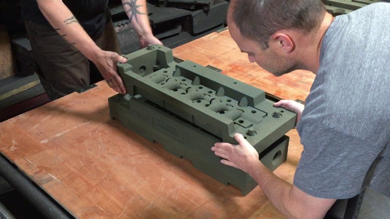 3D Printed Sand Mold Assembly, 1926 Alvis