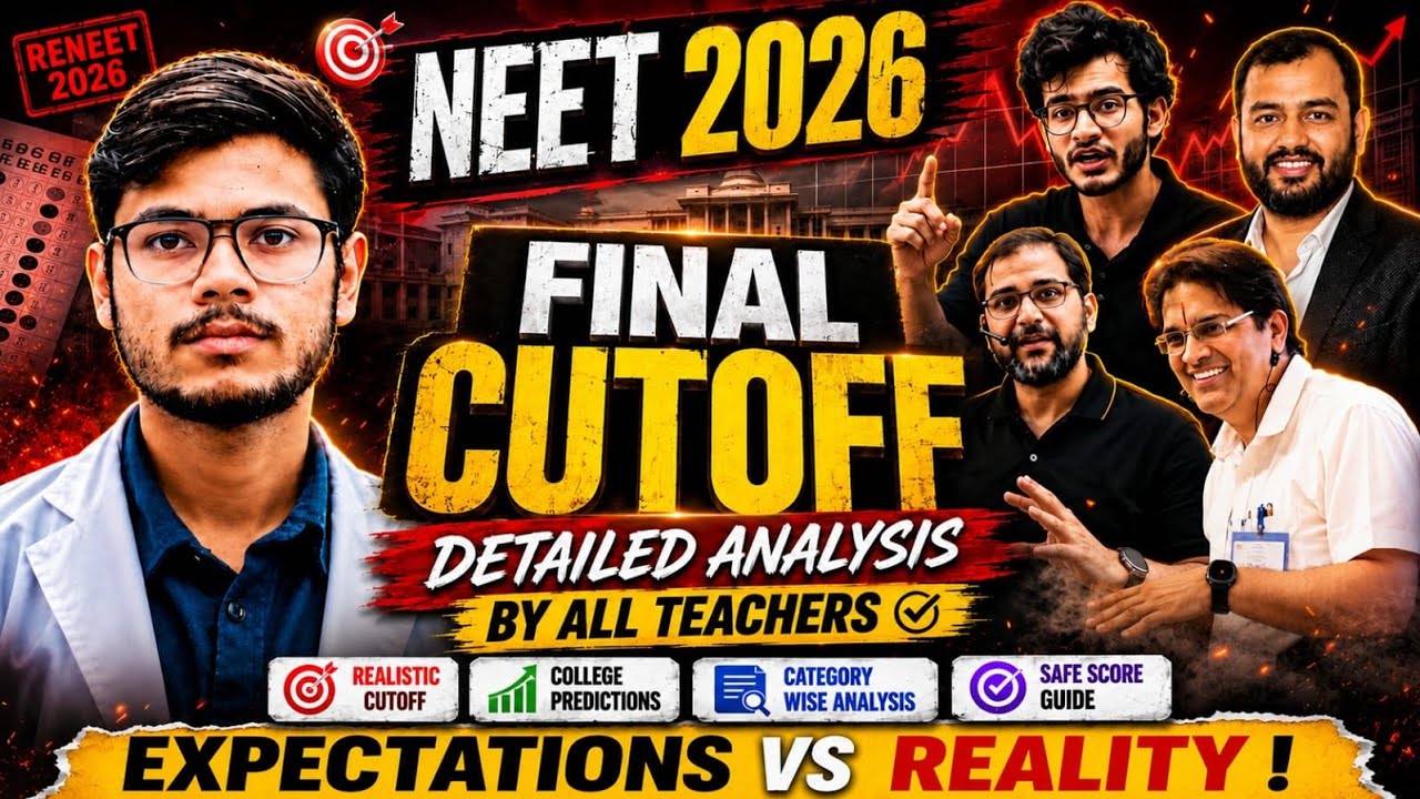 RENEET 2026 Expected Cutoff Vs Actual Cutoff 😳 | All Teachers Past Years🔥| High CutOff NEET 2026?