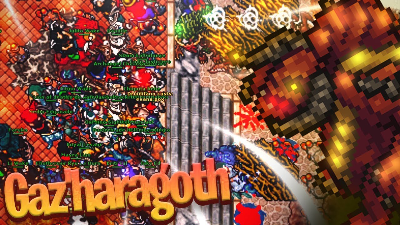 😲Tibia | MI INTENTO de MATAR al GAZ'HARAGOTH 🐮 - Hegal