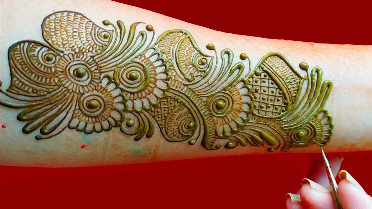 Simple Arbic Design ll Classic Arabic Mehndi ll Henna Tutorial For Beginners ll आसान मेहंदी डिजाइन l