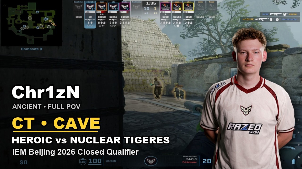 Chr1zN POV &ndash; Cave on Ancient | HEROIC vs Nuclear TigeRES