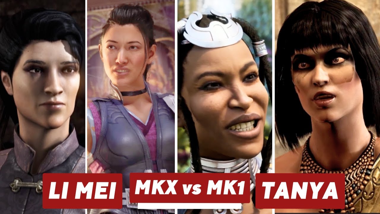 LiMei and Tanya's evolution from MKX to MK1