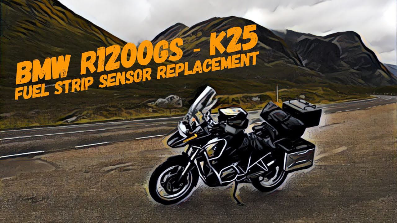 BMW R1200GS (K25) Replacing a faulty fuel level strip sensor.