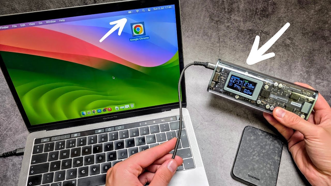 Можно ли заряжать MacBook Pro от пауэрбанка? (M5, M4, M3, M2, M1 / MAX)