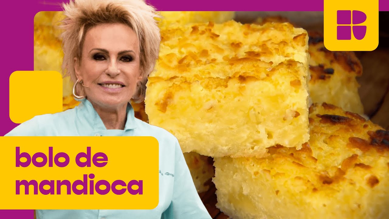 Bolo de mandioca super fácil! | Ana Maria Braga | Mais Você
