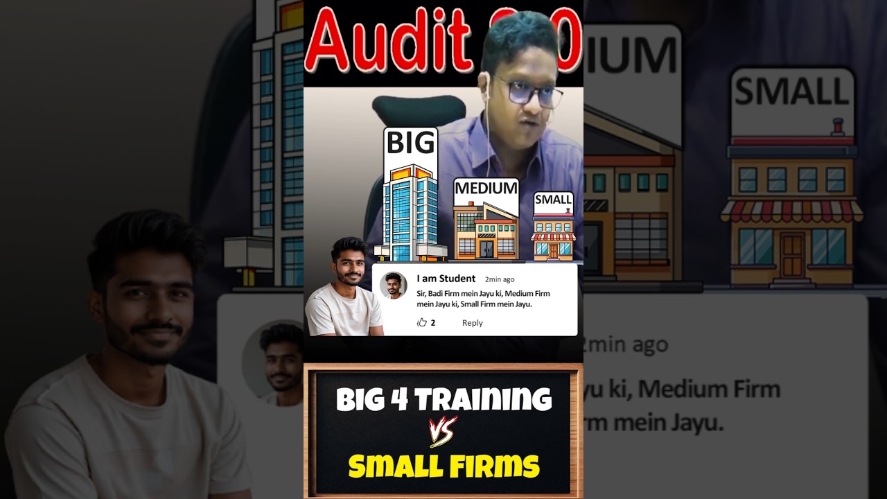 CA Articleship: Big 4 Training vs Small Firm Hustle 💼🔥 | CA Siddharth Agarwal