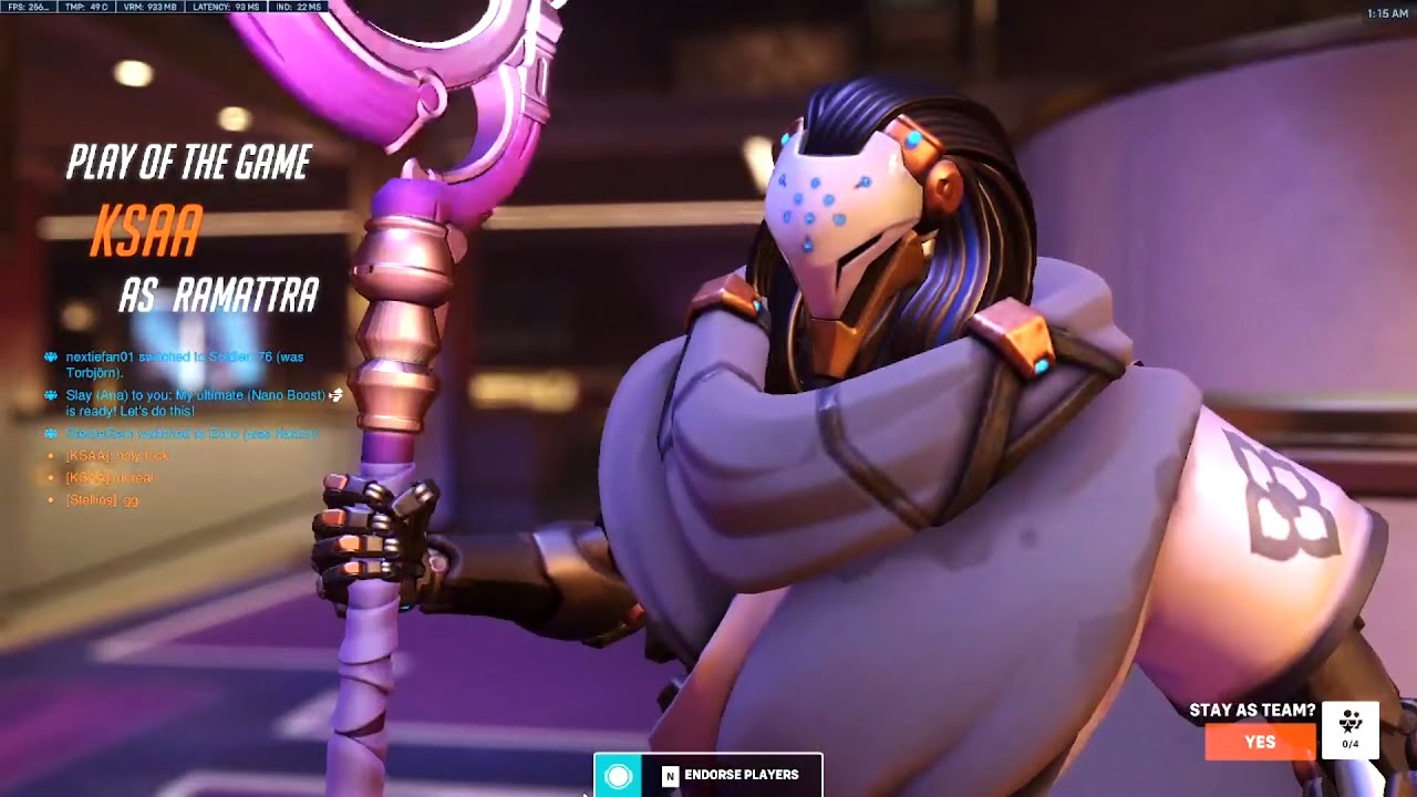 KSAA is SHOWING HIS RAMATTRA SKILL! POTG! OVERWATCH 2 TOP 500 SEASON 2