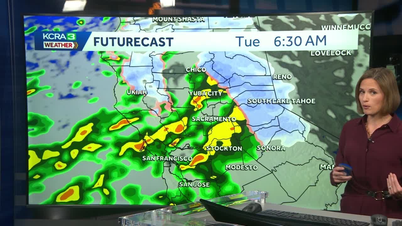 Northern California forecast | Rain and snow update on Feb. 16 at 10:45 p.m.