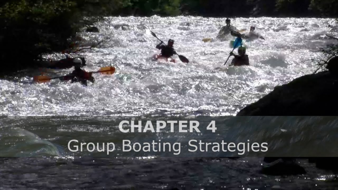 Chapter 4 - Group Boating Strategies: White Water Safety, for kayakers and canoeists.